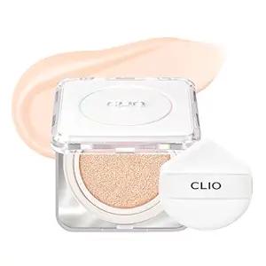 CLIO Kill Cover Founwear Cushion The Original – Korean Makeup, Full High Coverage, Airy Satin Finish, Skin Fit, 17W CREAM SHELL