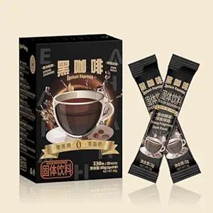 Medium Roast Instant Coffee Packets 30 Count, PDDSQQ DAILY COFFEE Single Serve Sticks Sugar Free, Arabica Black Coffee, 100% Arabica Beans (2oz / 60g), Hot or Iced Coffee Instant Powder Packs