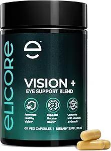 Eye Vitamins – 200 mg Lutein and Zeaxanthin Supplement – Clear Vision & Eye Health Support* – Macular Support* – 23 in 1 Complex with Lutein, Zeaxanthin, Vitamins & Minerals – 60 Veg Caps